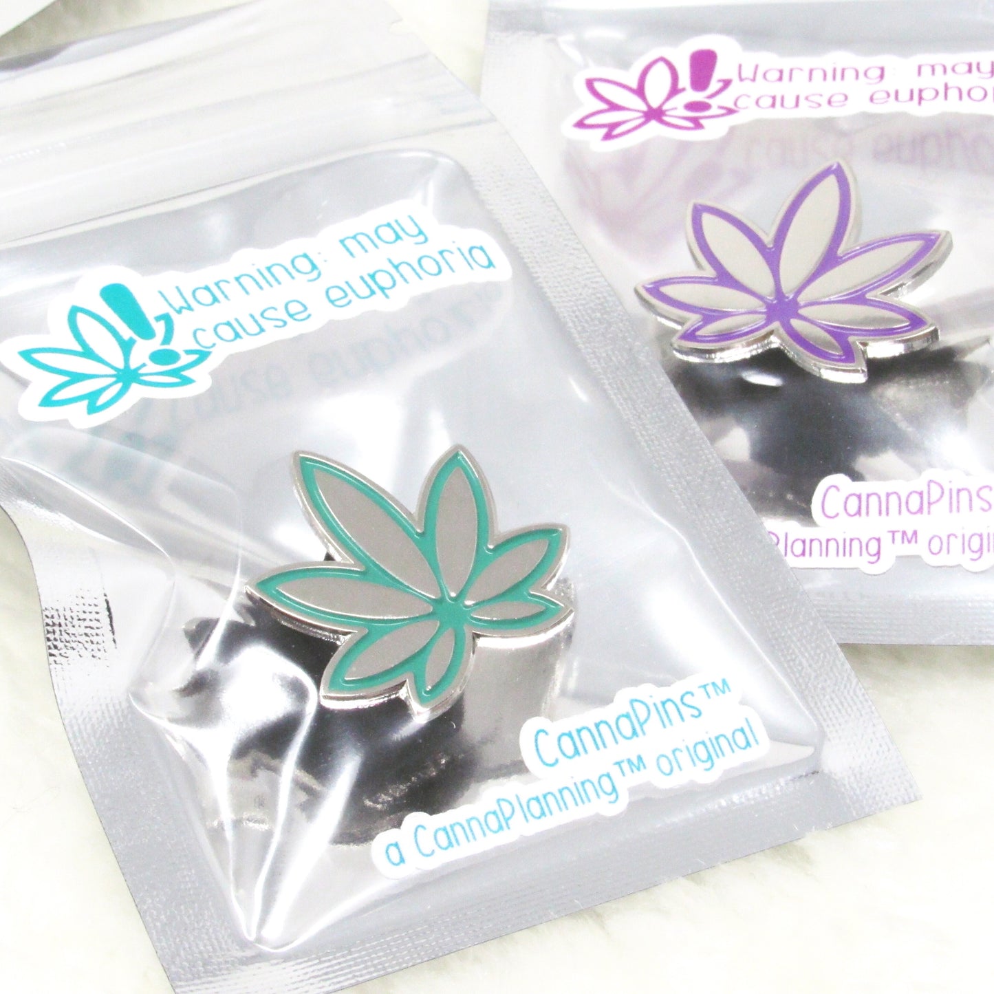 **Free with any purchase over $20** MISFIT Marijuana Leaf Enamel Pins - limit 1 per customer