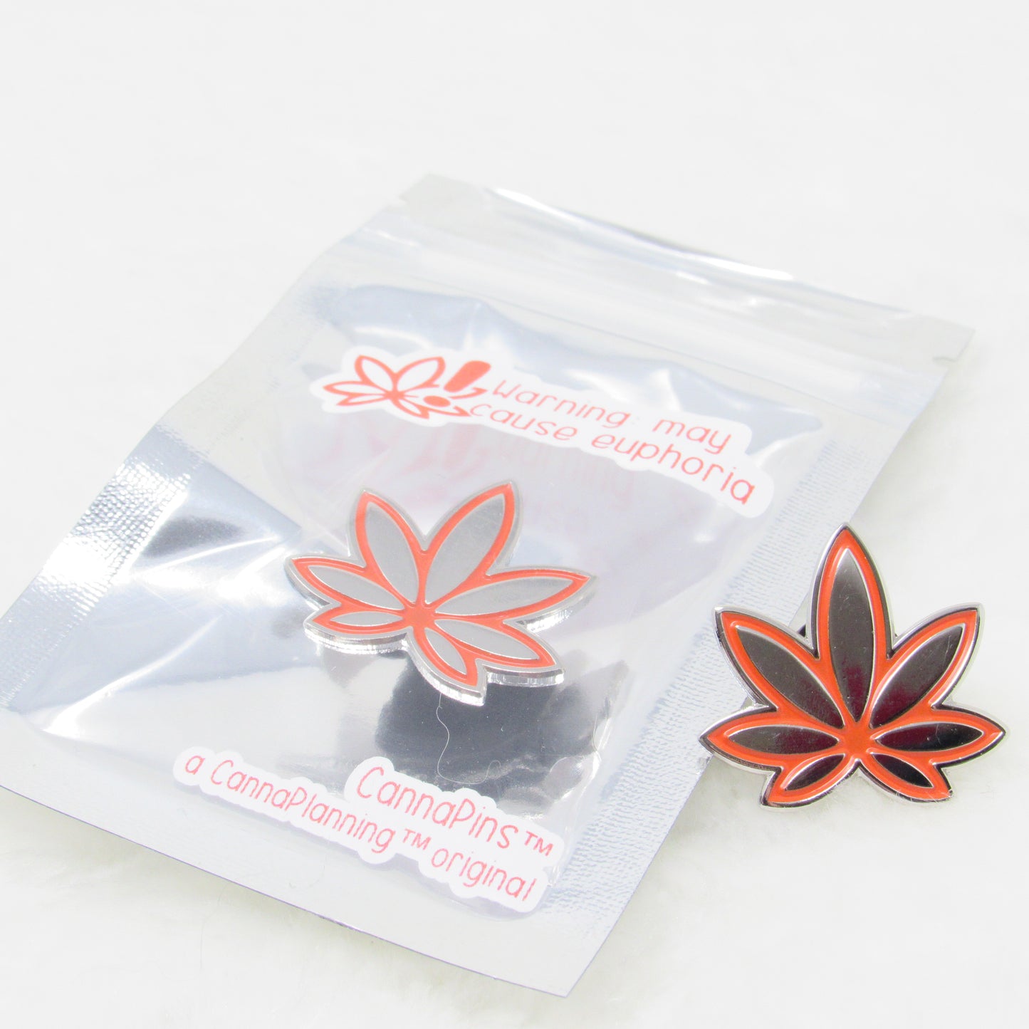 **Free with any purchase over $20** MISFIT Marijuana Leaf Enamel Pins - limit 1 per customer