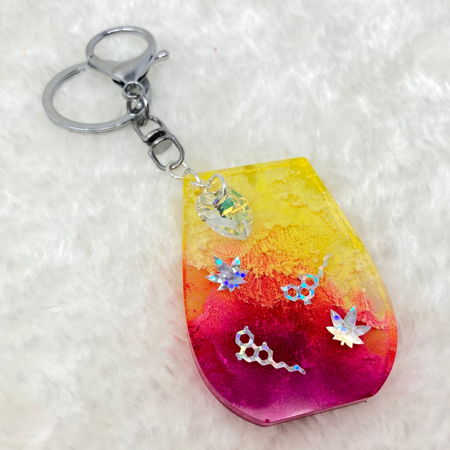 **Free with any purchase over $60** MISFIT Resin and handmade confetti keychains - limit 1 per customer