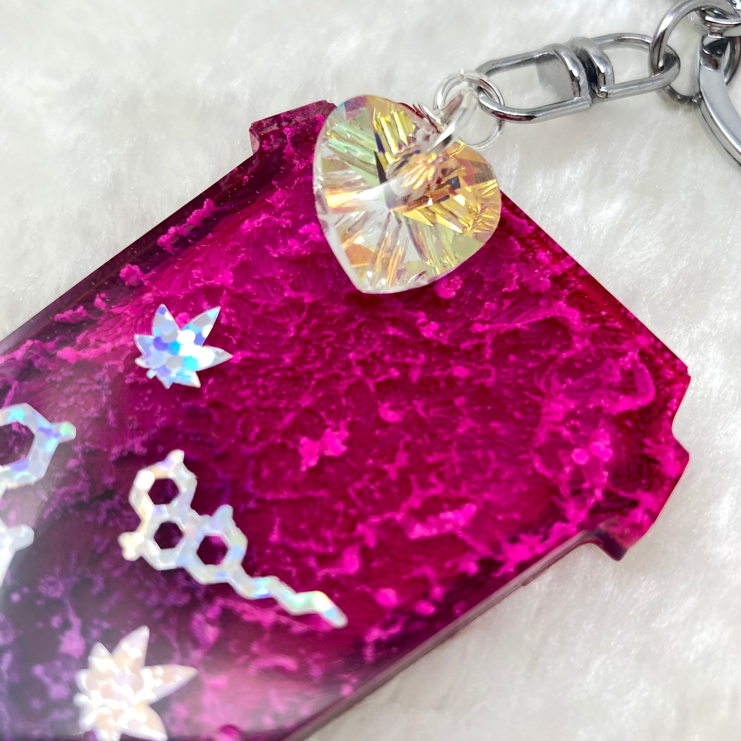 **Free with any purchase over $60** MISFIT Resin and handmade confetti keychains - limit 1 per customer