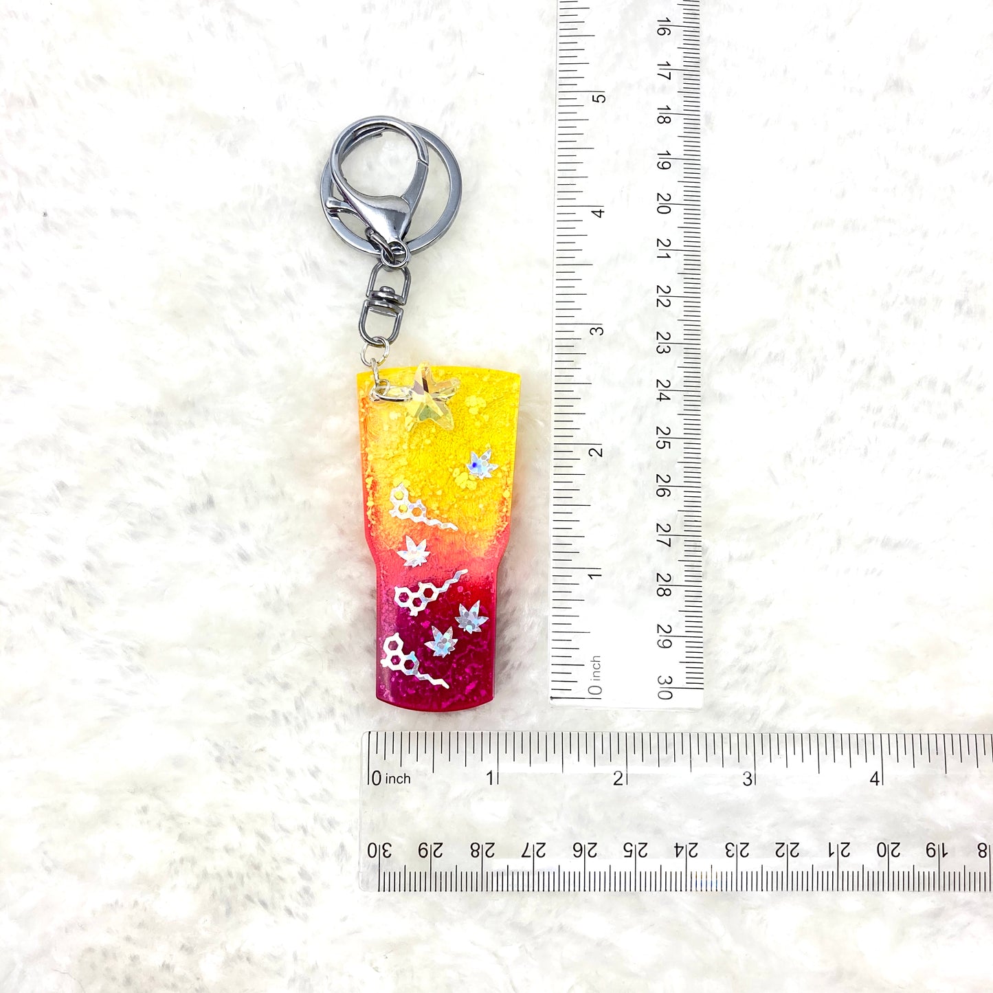 **Free with any purchase over $60** MISFIT Resin and handmade confetti keychains - limit 1 per customer