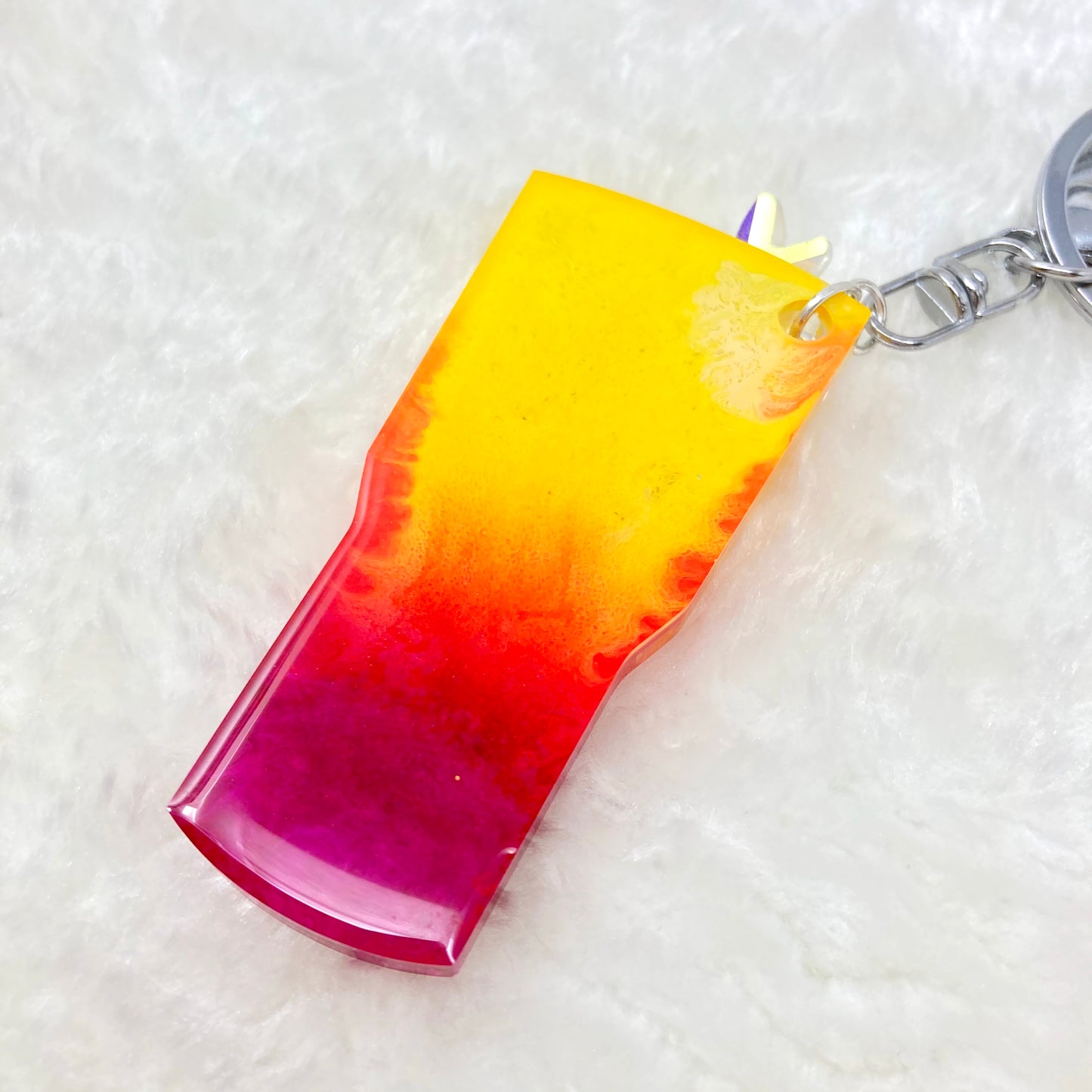 **Free with any purchase over $60** MISFIT Resin and handmade confetti keychains - limit 1 per customer