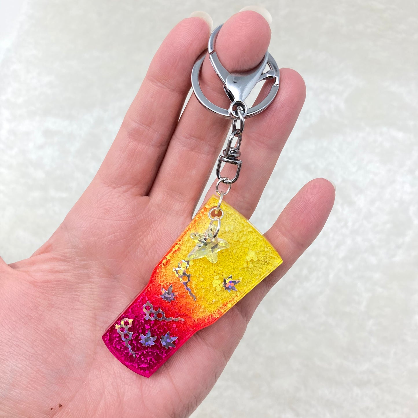 **Free with any purchase over $60** MISFIT Resin and handmade confetti keychains - limit 1 per customer