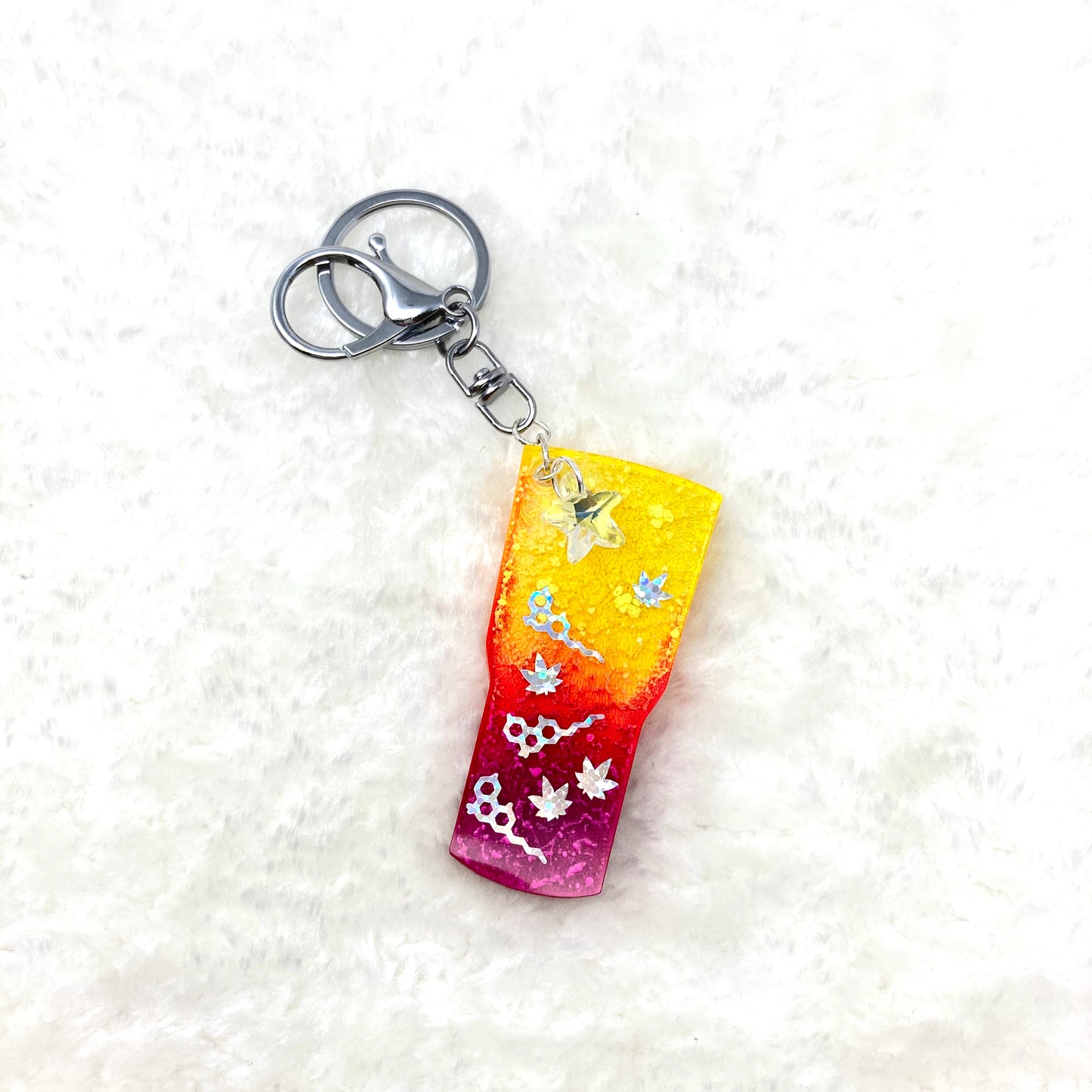 **Free with any purchase over $60** MISFIT Resin and handmade confetti keychains - limit 1 per customer