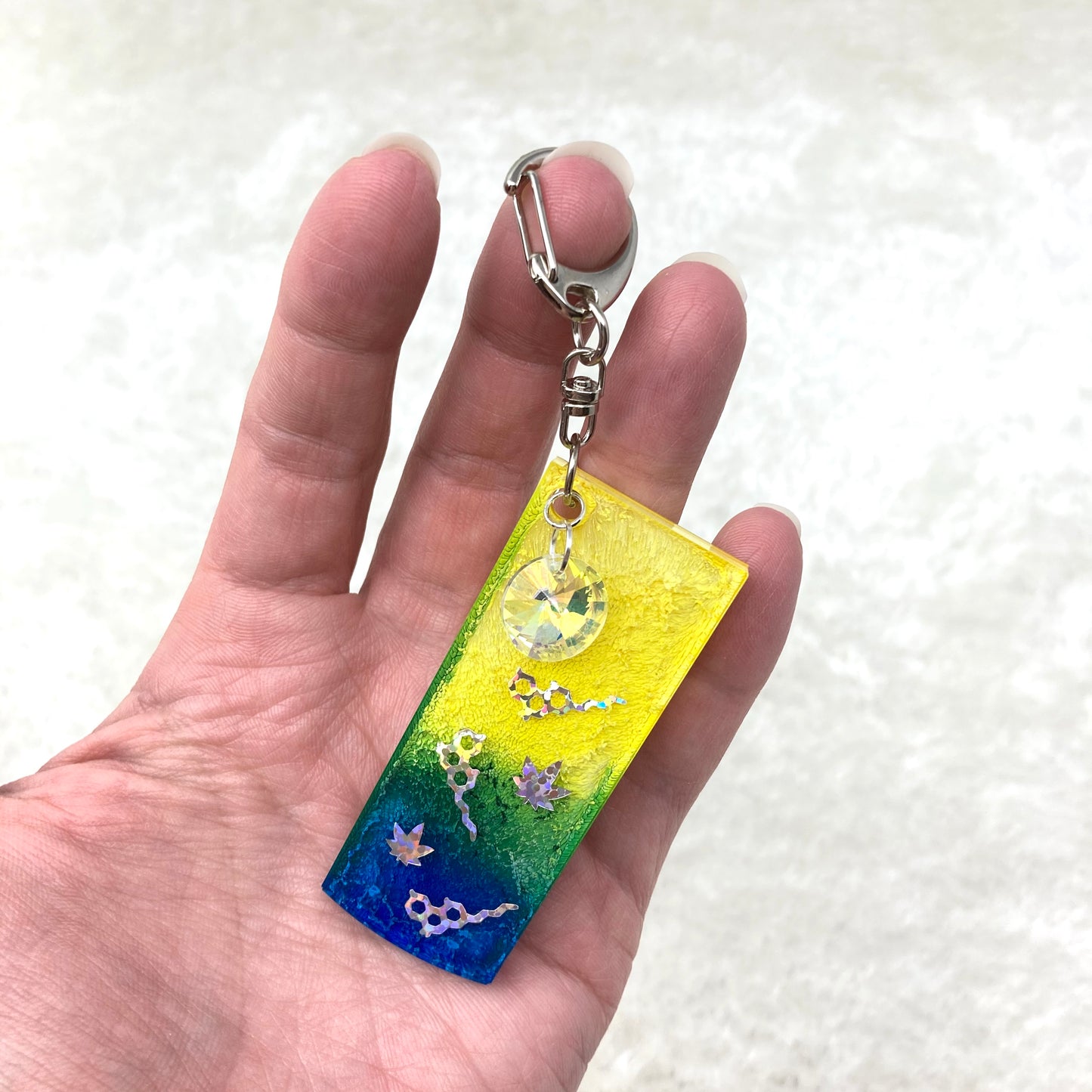 **Free with any purchase over $60** MISFIT Resin and handmade confetti keychains - limit 1 per customer