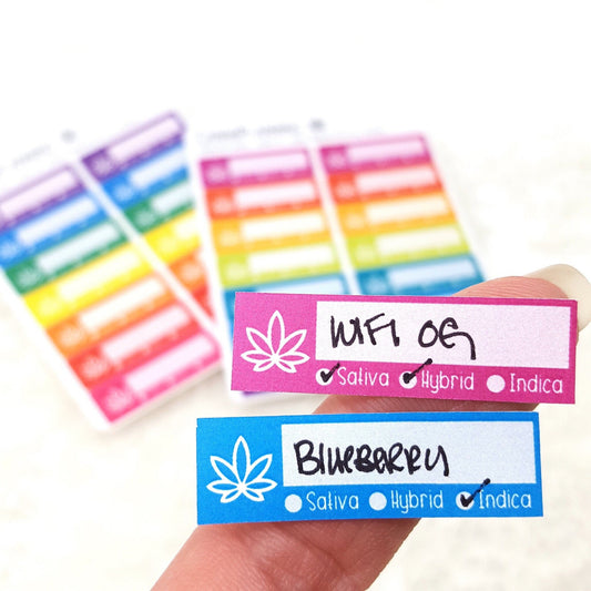 Marijuana Strain Tracker Label Stickers *Retiring Product - final stock*