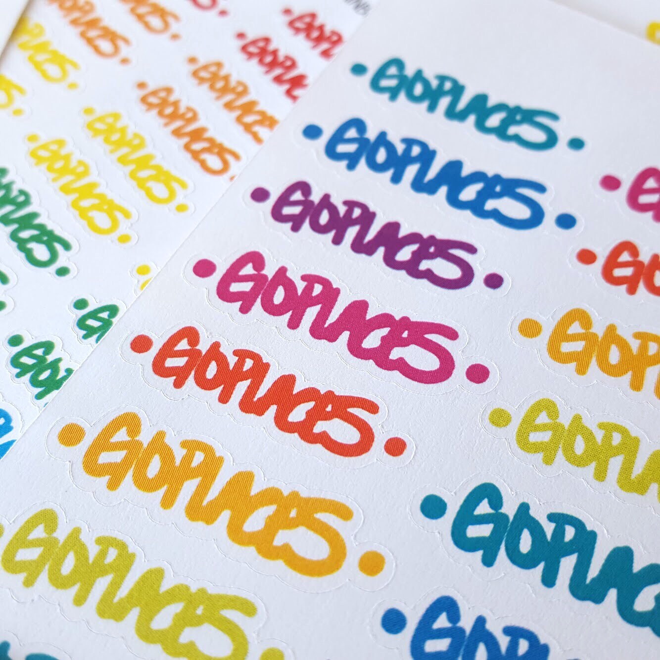 Go Places Hand-Lettered Stickers 
