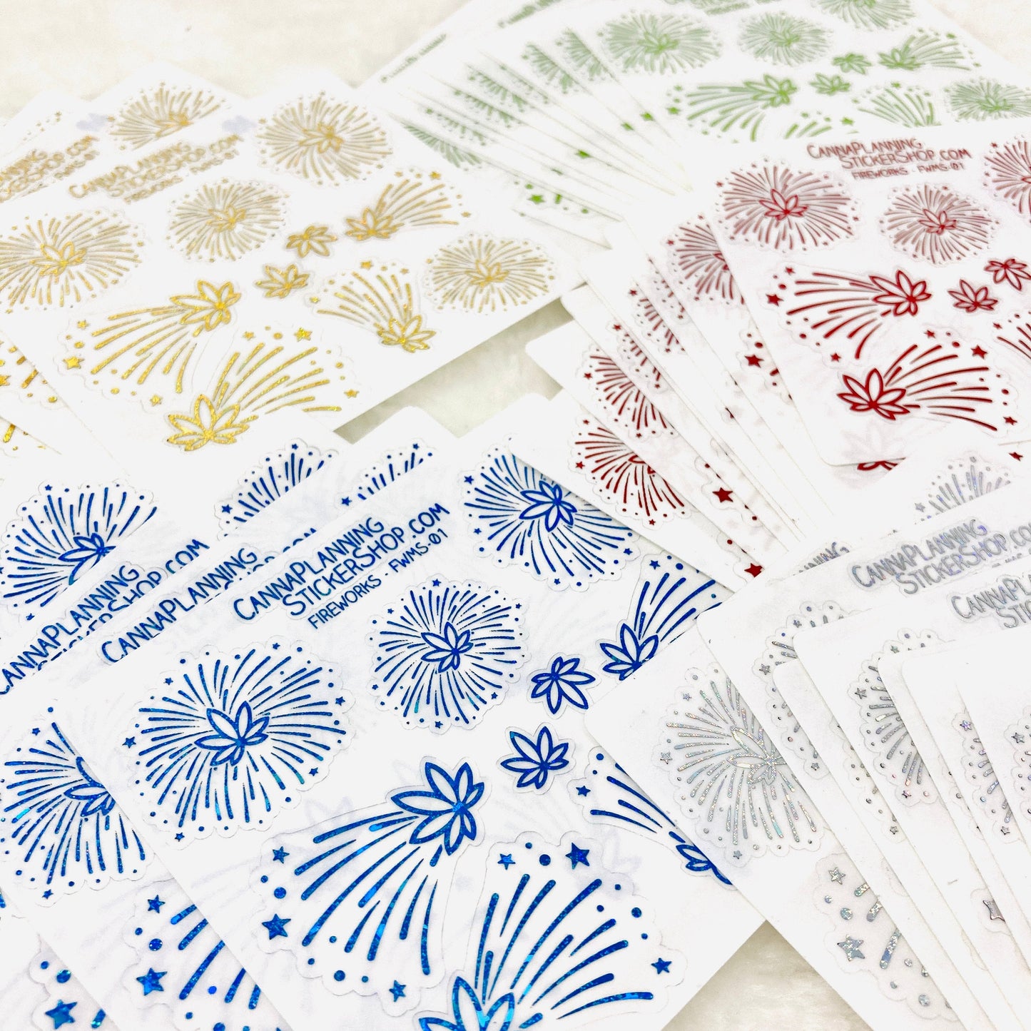 Clear Pot Leaf Planner Stickers *Retiring Product - final stock* –  CannaPlanning