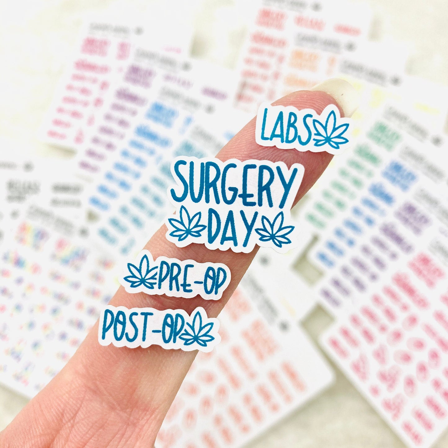 Weedy Surgery Stickers *RETIRING DESIGN - final stock* | Marijuana Stickers, health stickers, doctor nurse stickers, weed planner stickers
