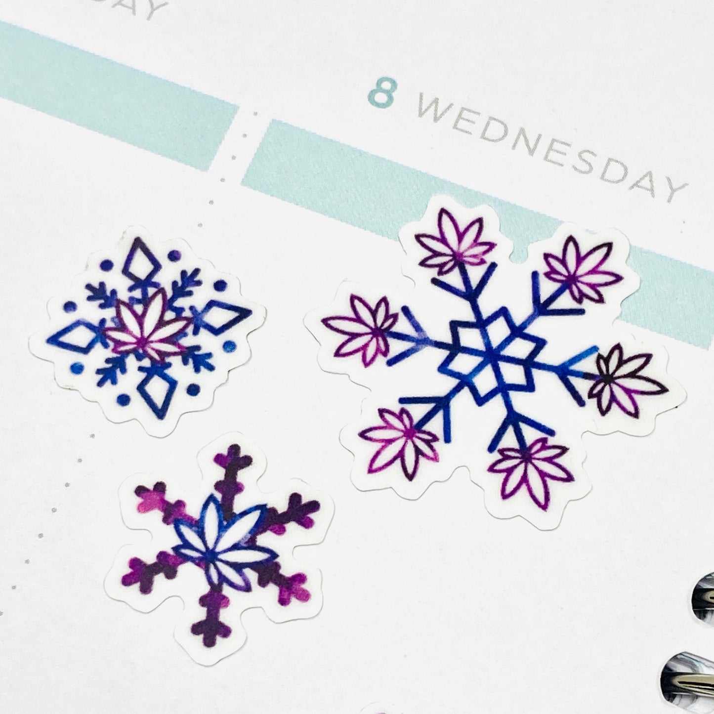 Marijuana Snowflake Planner Stickers (PREMIUM VINYL)  (7078105219249)