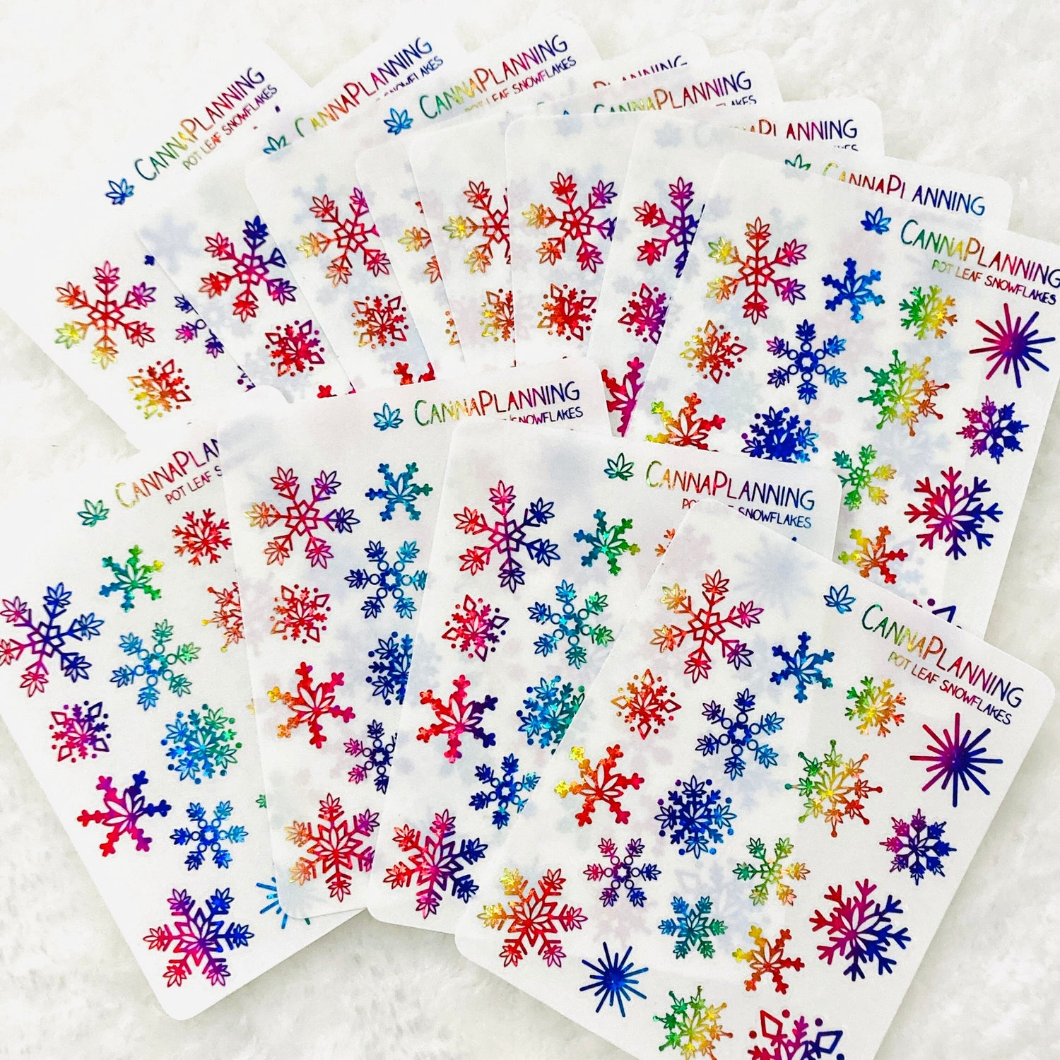 Snowflake Sticker Craft Snowflake Stickers