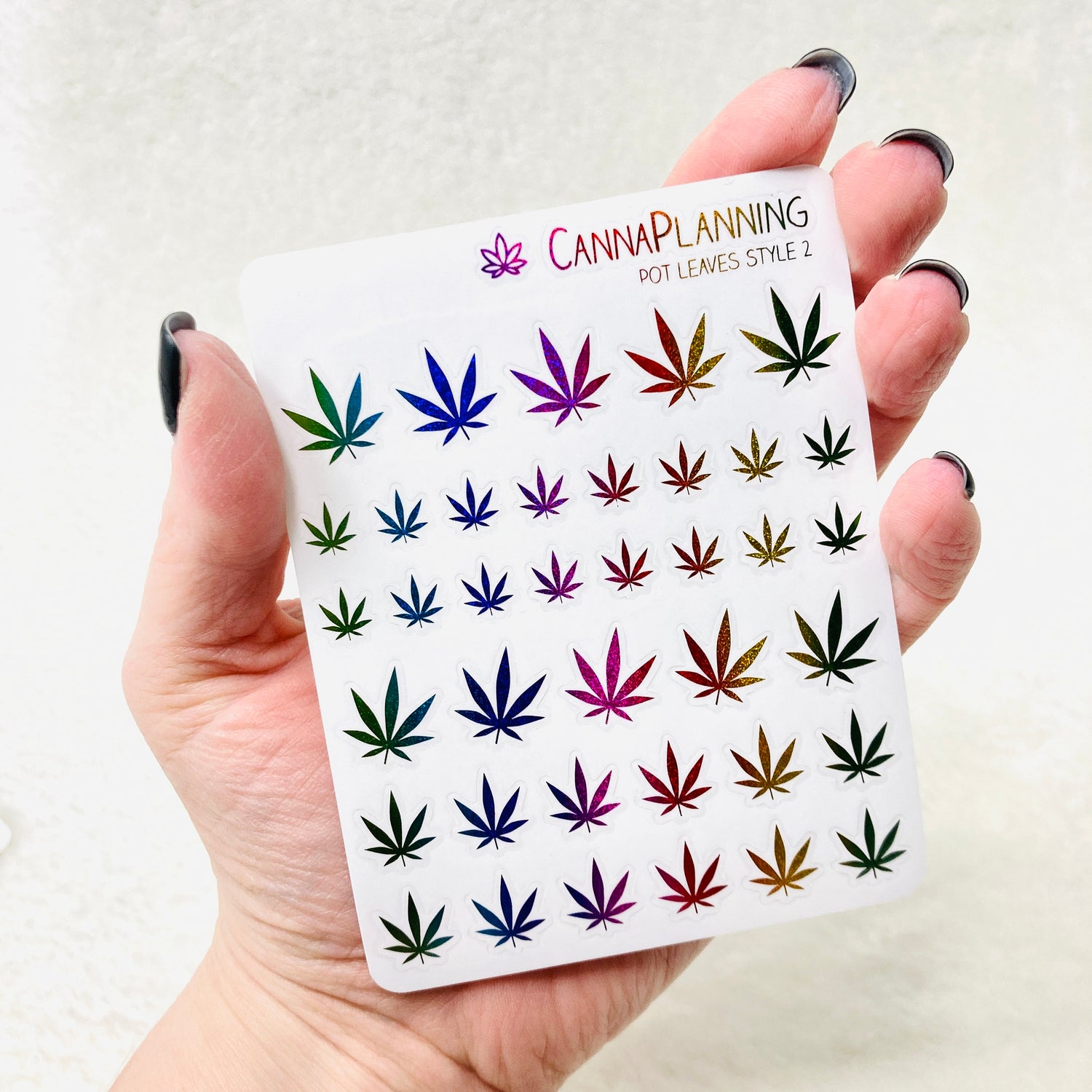 Marijuana Day of the Week Header stickers STYLE 3 (Premium Vinyl) *Ret –  CannaPlanning